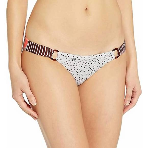 NEW MAAJI ocean nereid cheeky bikini bottom in white - Picture 1 of 3